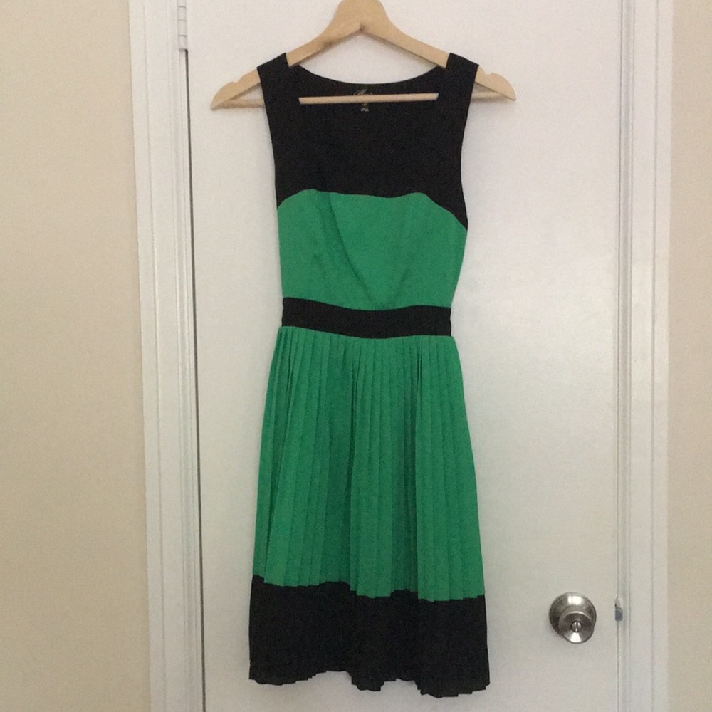 Medium Monteau Dress Green Color Block